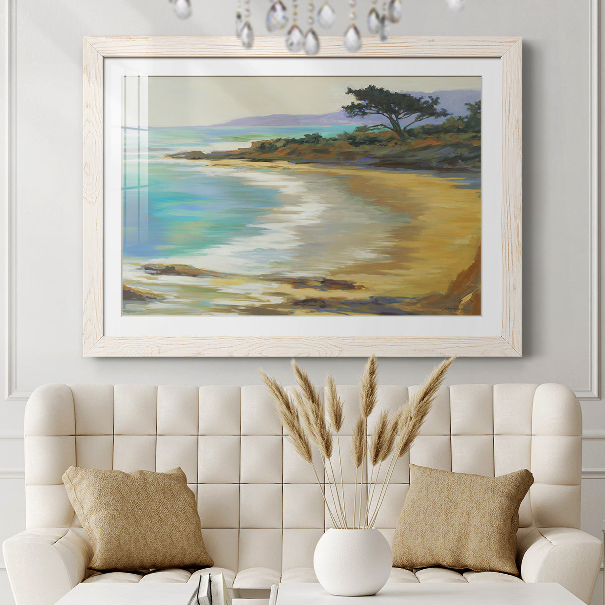 Rocky Point - Barnwood Framed Art Print
