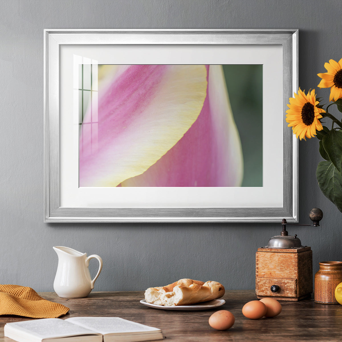 Delicate Premium Framed Print - Ready to Hang