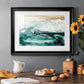 Sea Foam Flow I - Modern Framed Art Print