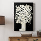 Floral Silhouette - Canvas Art Print