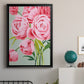 This Year's Peonies I - Modern Framed Canvas Print