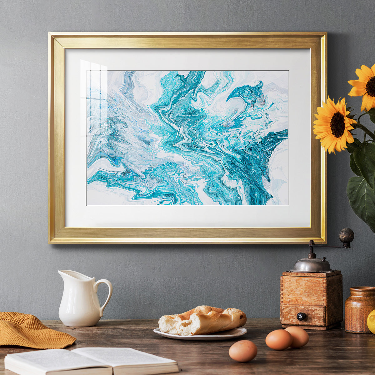 Tide Pool - Modern Framed Art Print