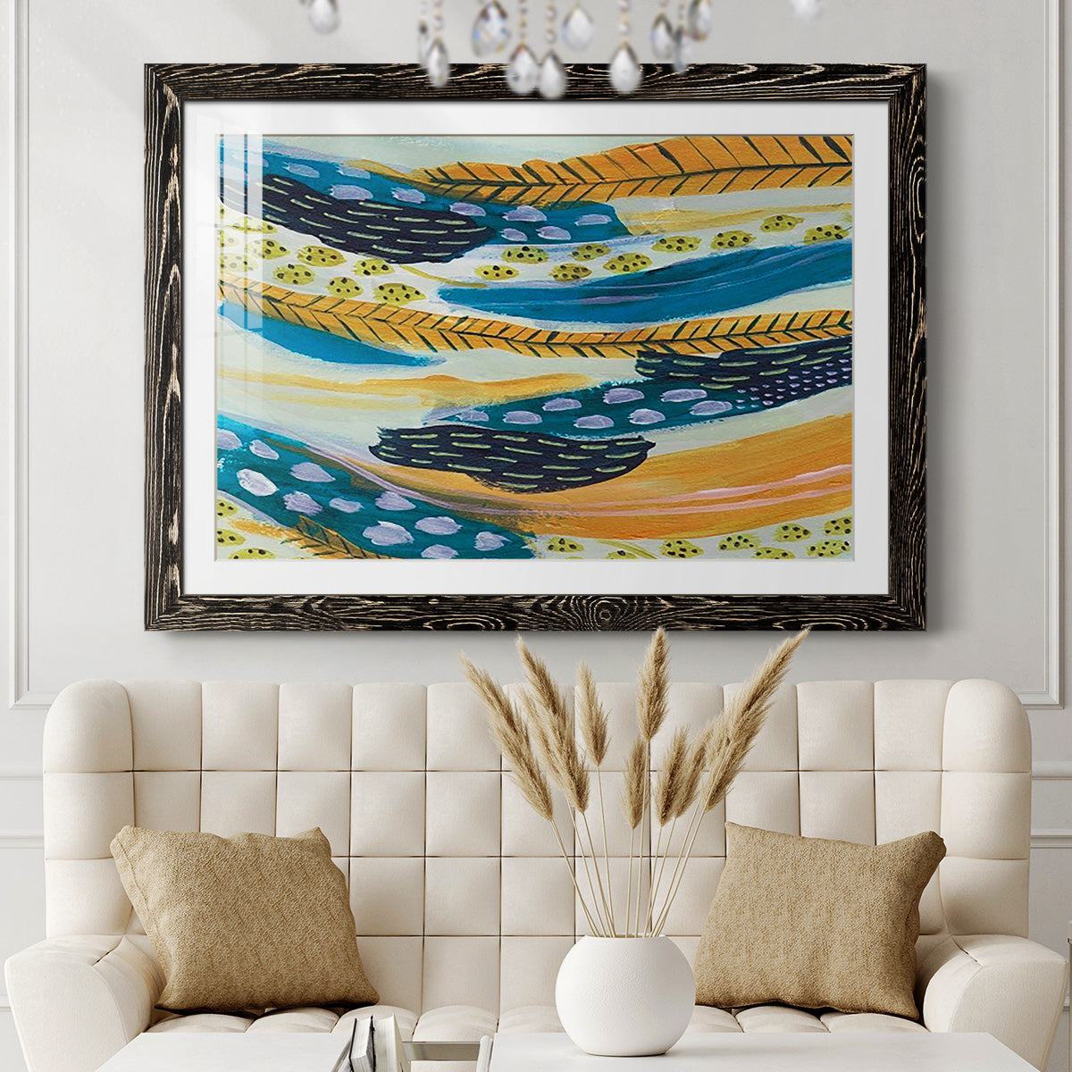 Feathery III-Premium Framed Print - Ready to Hang