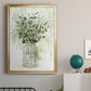 Delicate Greenery II - Modern Framed Canvas Print