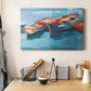 Primary Boats I - Canvas Art Print