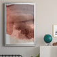 Red Ochre Abstract II - Modern Framed Canvas Print