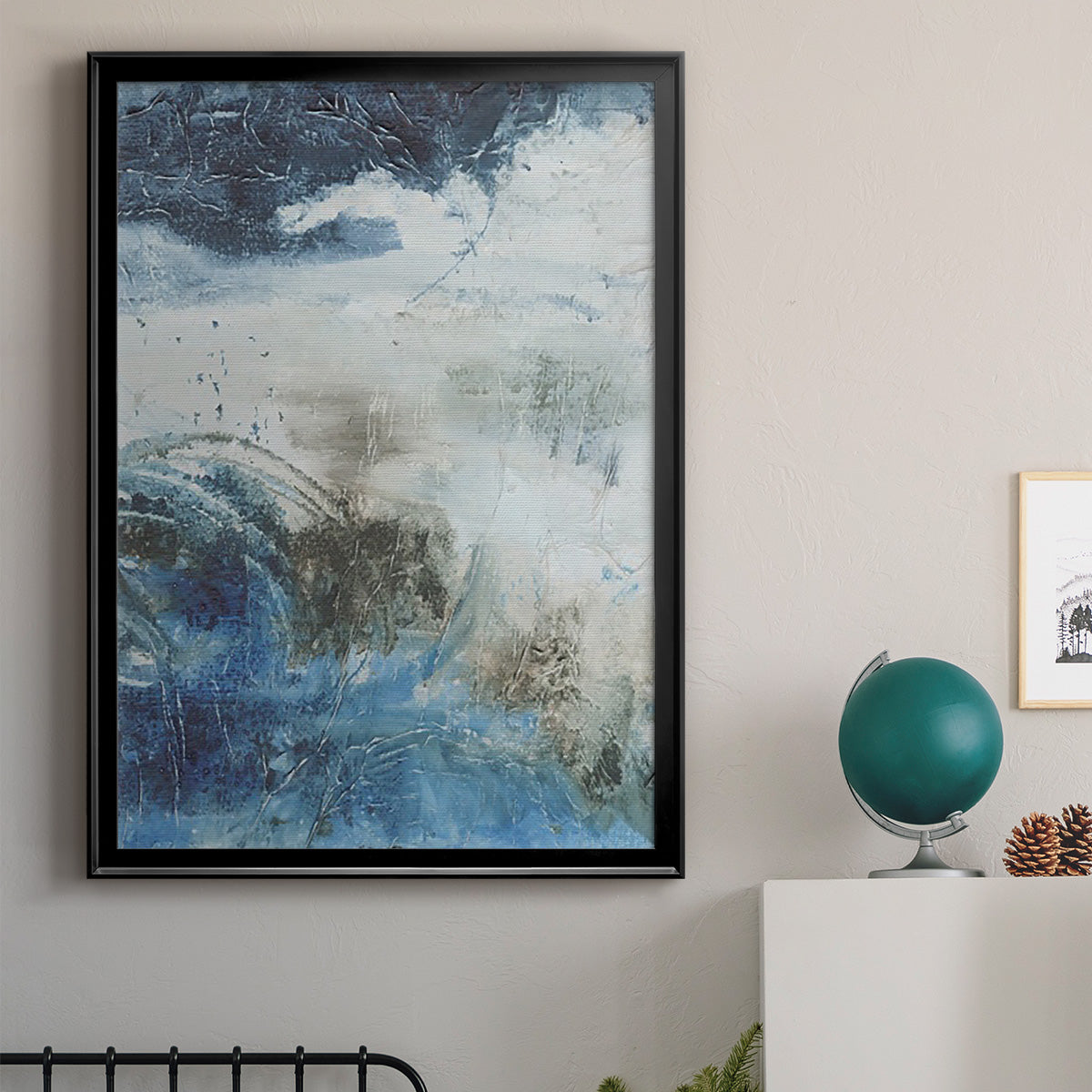 Coastal Seas I - Modern Framed Canvas Print