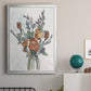 Watercolor Floral Arrangement II - Modern Framed Canvas Print