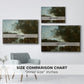 Souvenir of the Environs of Lake Nemi, 1865 - Floater Framed Canvas Print