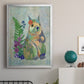 Fantastic Florals Squirrel - Modern Framed Canvas Print