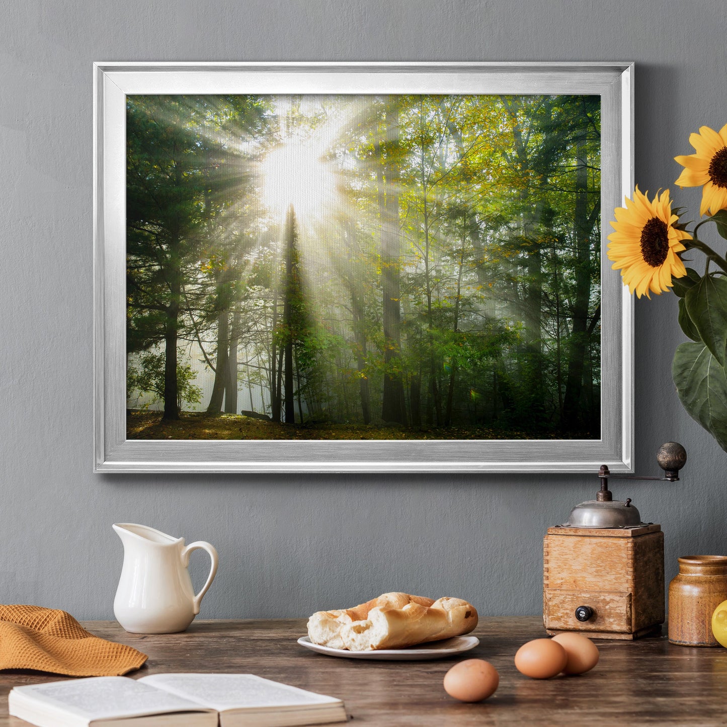 Light and Trees II Premium Classic Framed Canvas - Ready to Hang