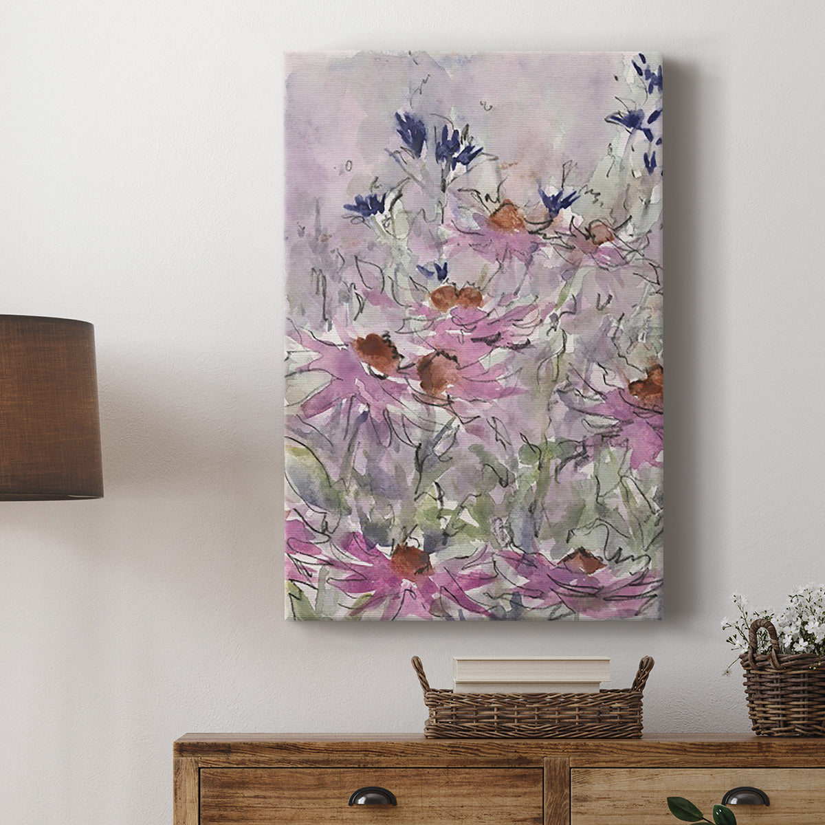 Floral Entertainment II - Canvas Art Print