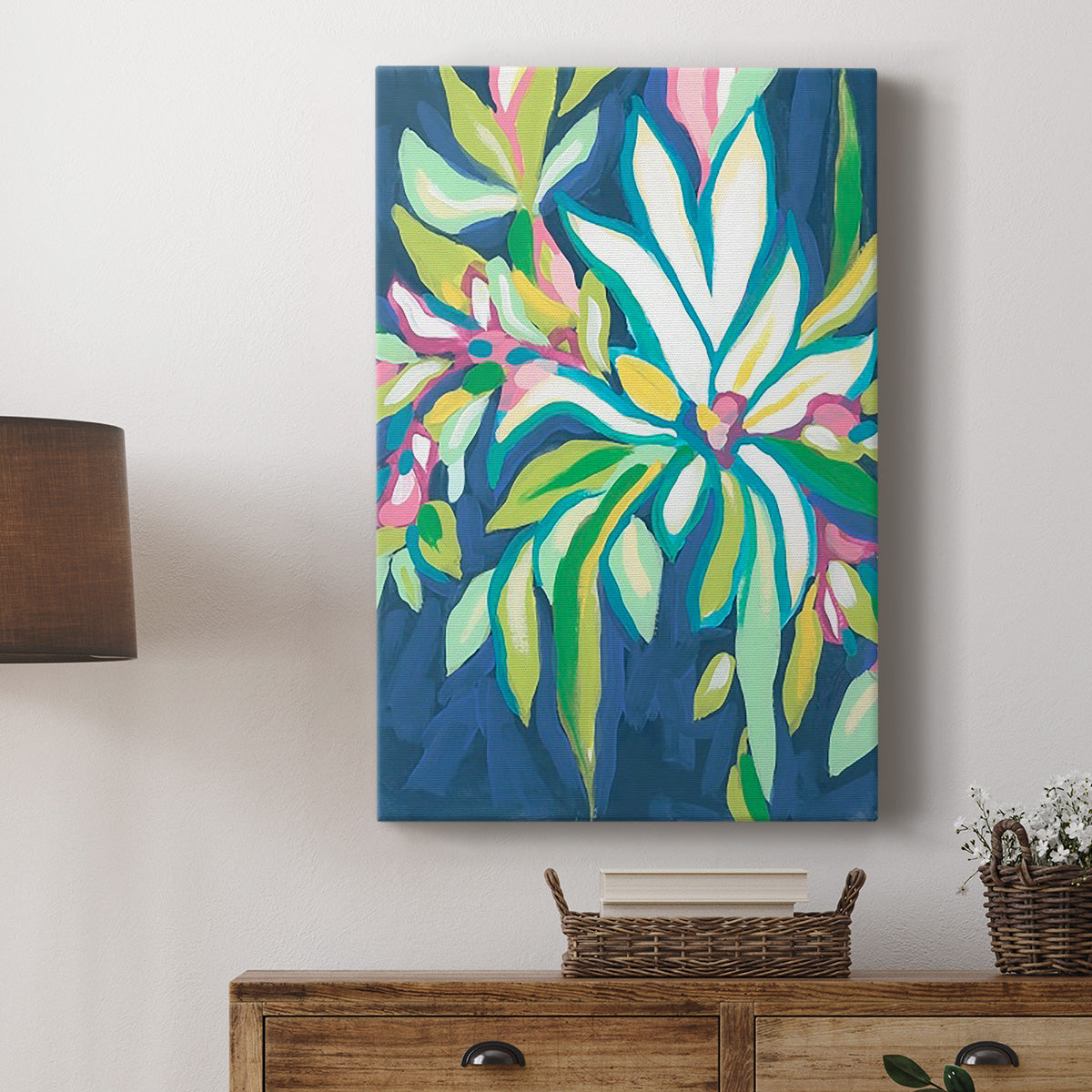 Blue Tropics IV Premium Gallery Wrapped Canvas - Ready to Hang