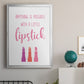 Little Lipstick - Modern Framed Canvas Print