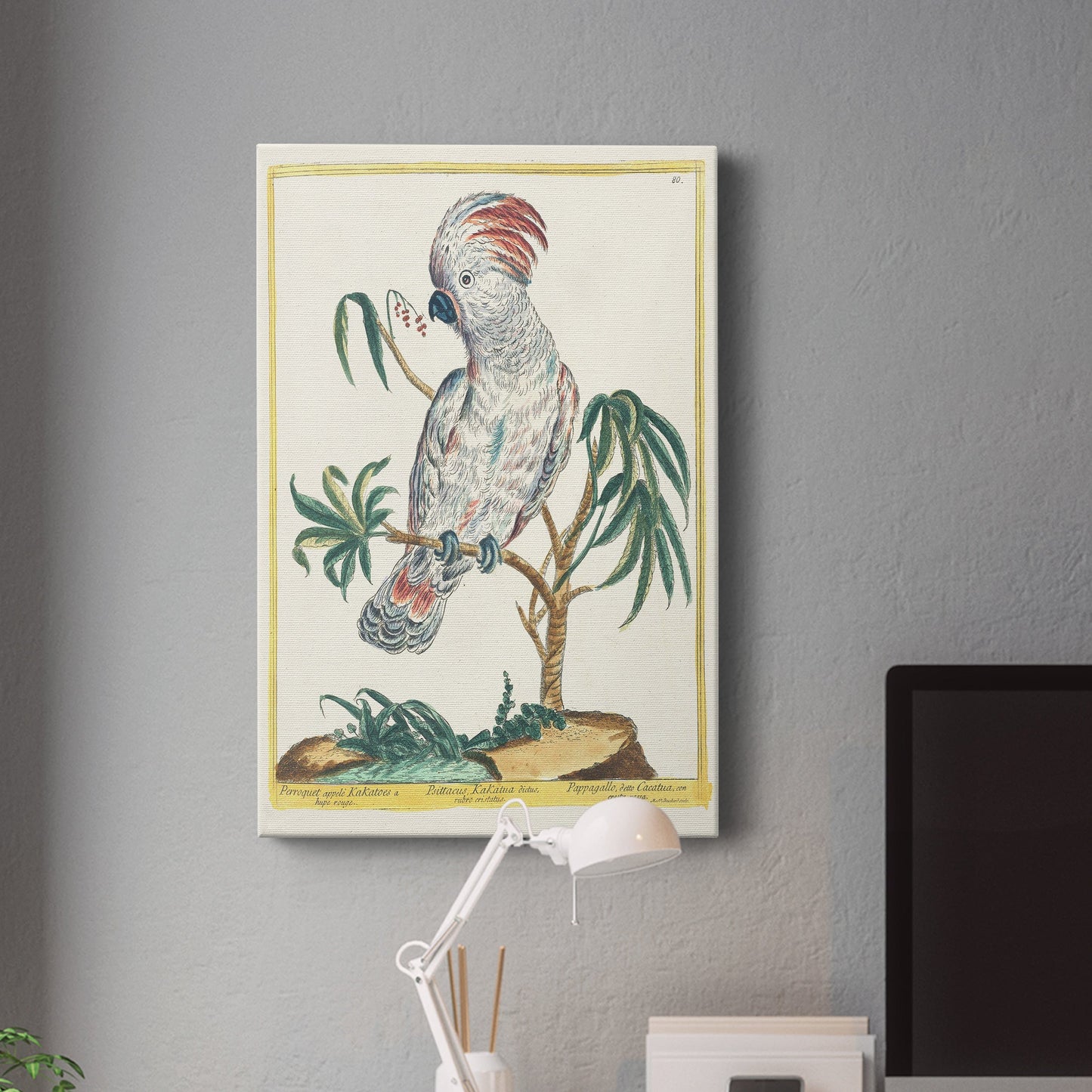 Pastel Birds II Premium Gallery Wrapped Canvas - Ready to Hang