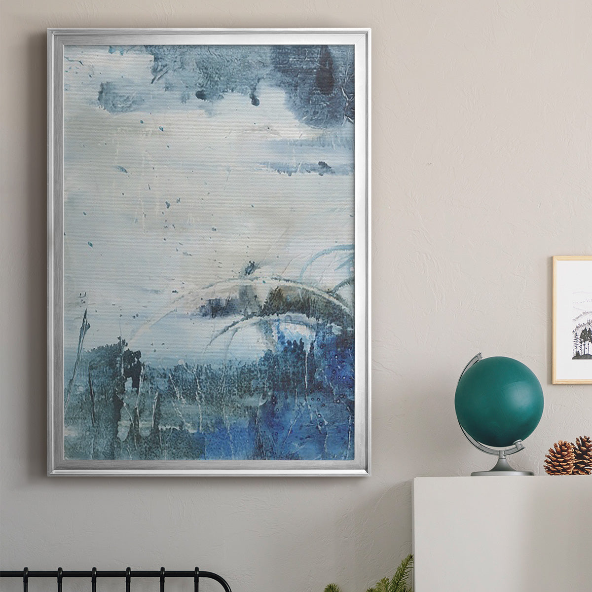 Coastal Seas II - Modern Framed Canvas Print