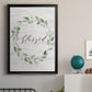 Blessed Wreath - Modern Framed Canvas Print