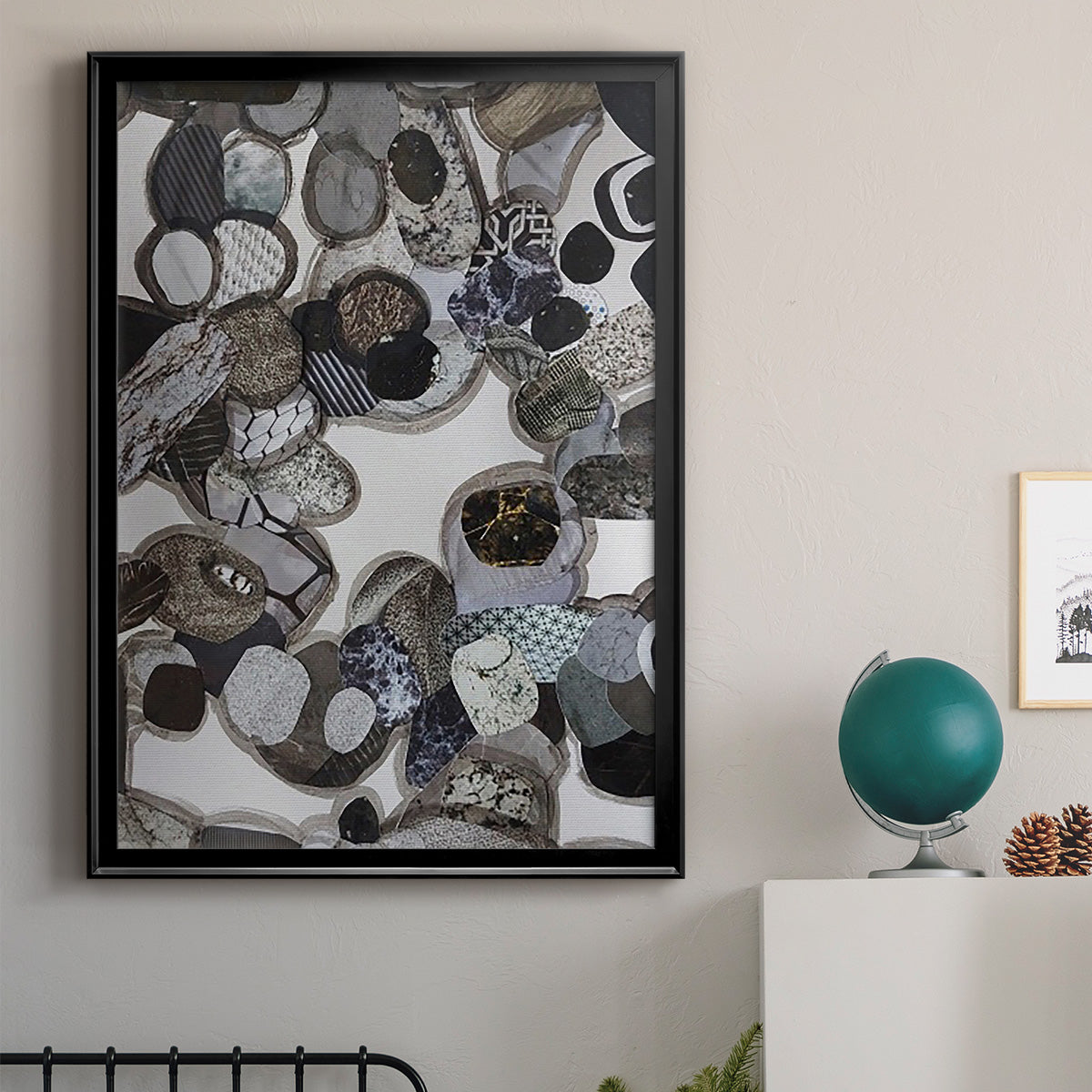 Egyptian Desert - Modern Framed Canvas Print