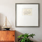 Coastal Contour Sketch II Premium Framed Print Double Matboard