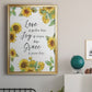 Grace Given Here - Modern Framed Canvas Print