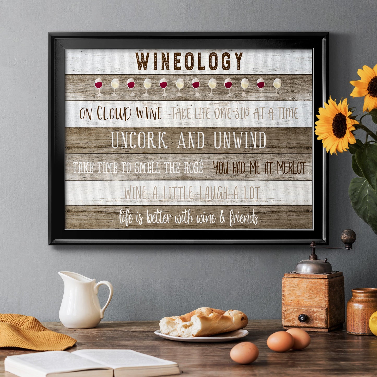 Wineology Premium Classic Framed Canvas - Ready to Hang