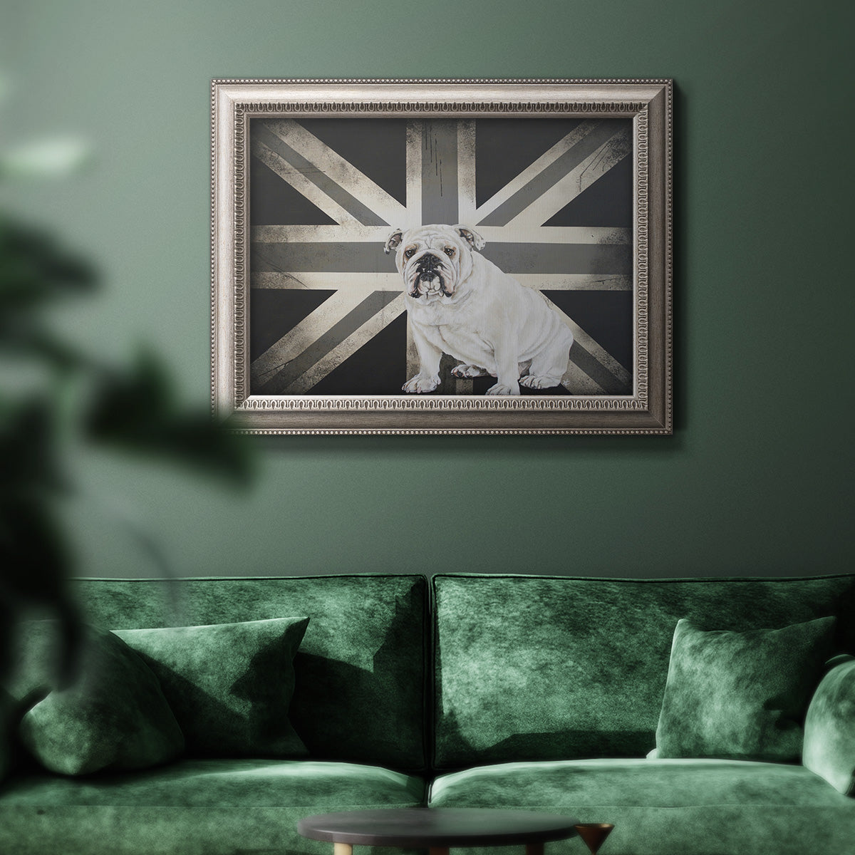 Best of British B&W Premium Framed Canvas- Ready to Hang