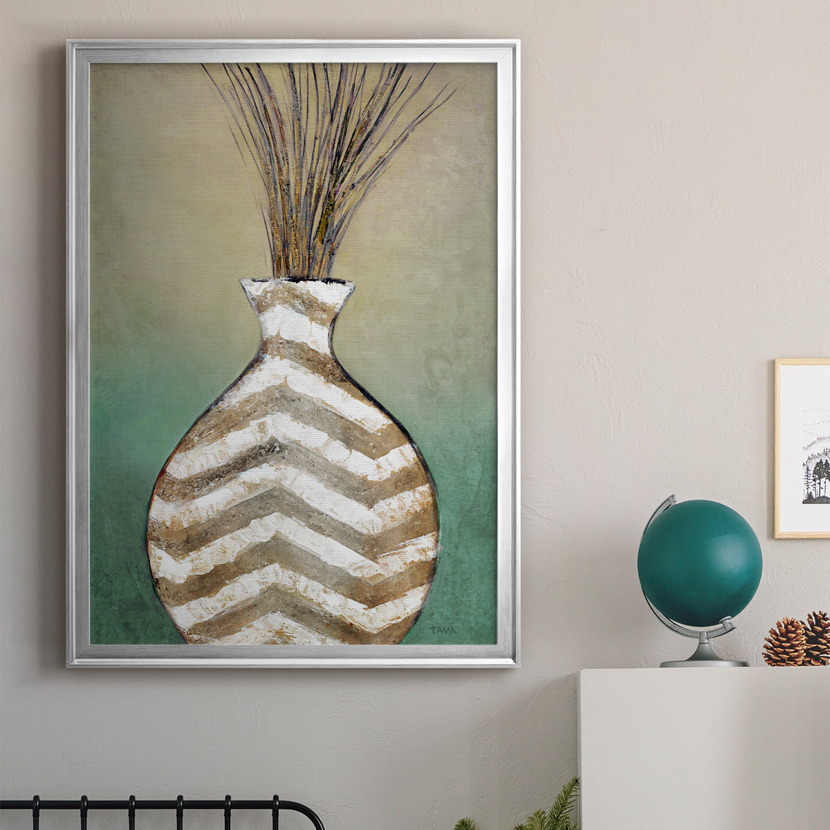 Global Vessel I - Modern Framed Canvas Print