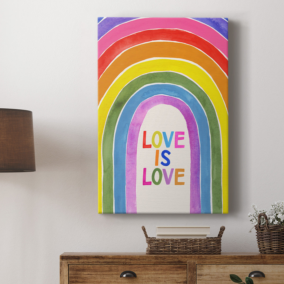 Love Loudly Collection B Premium Gallery Wrapped Canvas - Ready to Hang