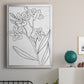 Botanical Sketch II - Modern Framed Canvas Print