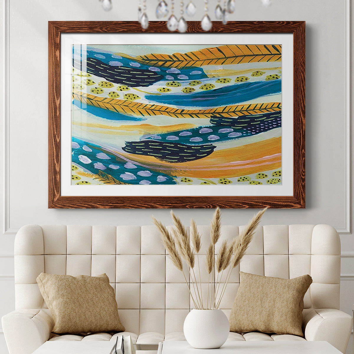 Feathery III-Premium Framed Print - Ready to Hang