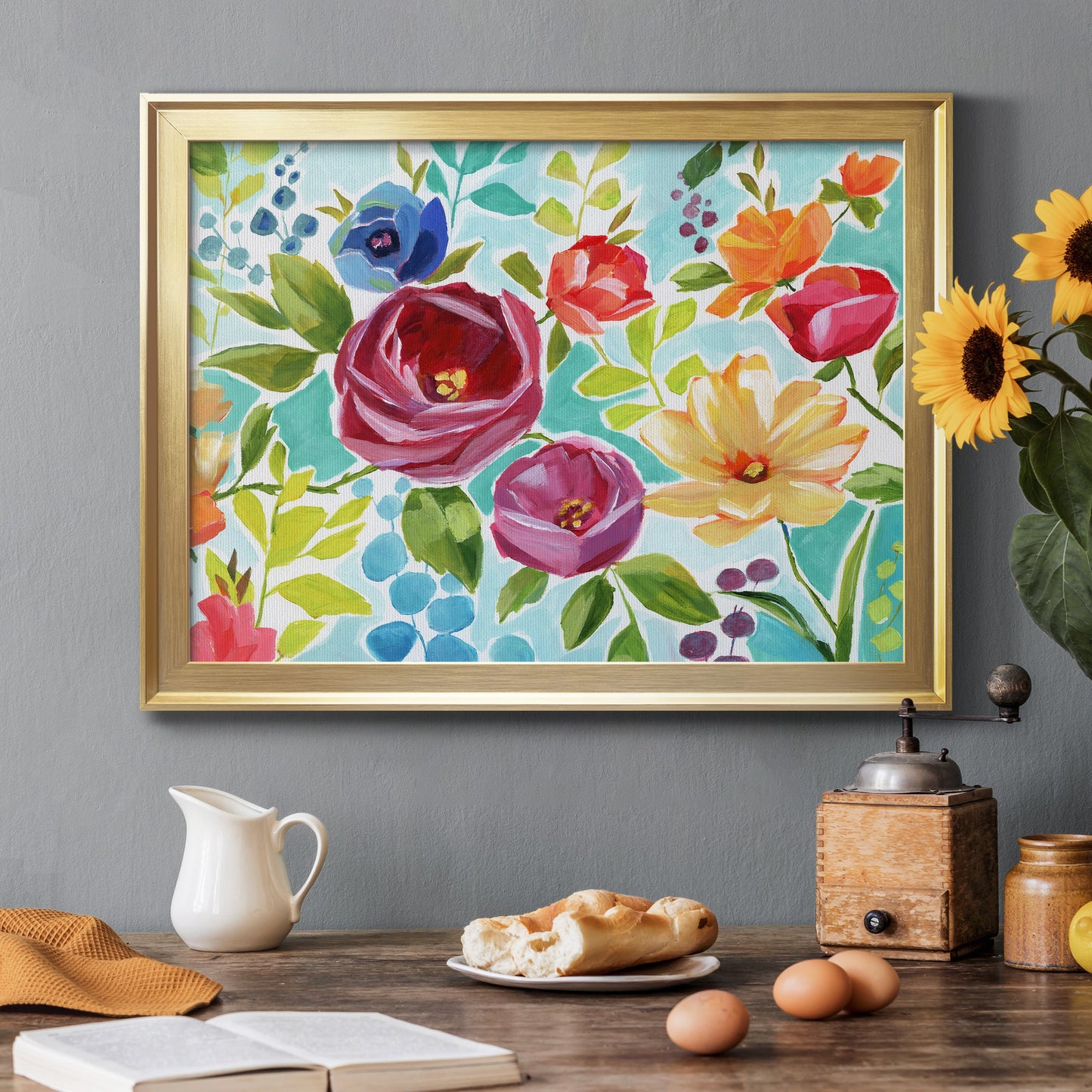 Modern Garden IV Premium Classic Framed Canvas - Ready to Hang