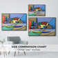 A Dog Named Picasso - Floater Framed Canvas Print