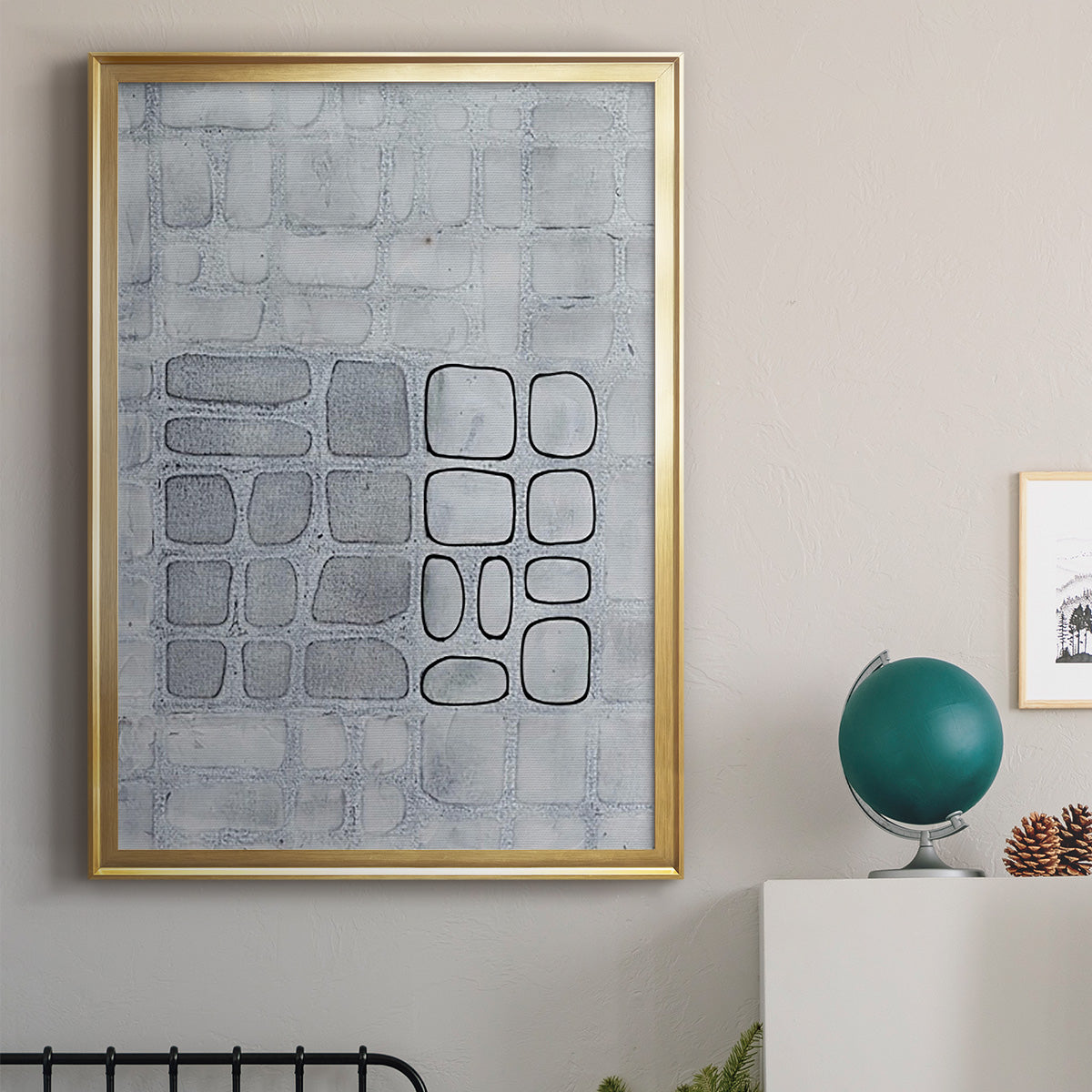 Lumen Colour II - Modern Framed Canvas Print