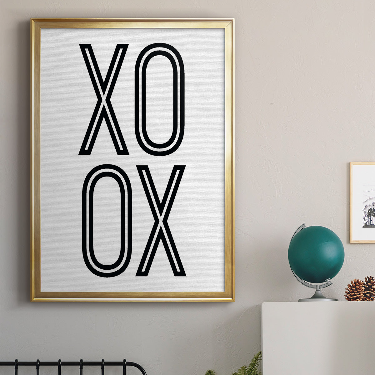 Bold Love I - Modern Framed Canvas Print