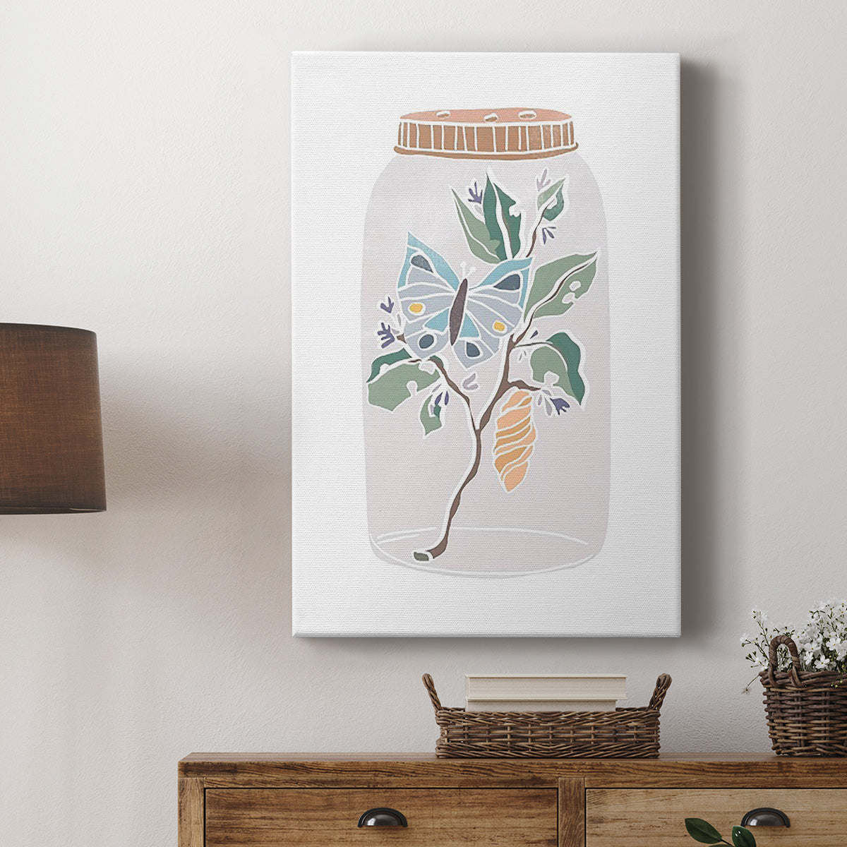 Nature Jar II Premium Gallery Wrapped Canvas - Ready to Hang