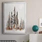 Rustic Evergreens II - Modern Framed Canvas Print