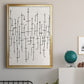 Vertical Arrangement II - Modern Framed Canvas Print