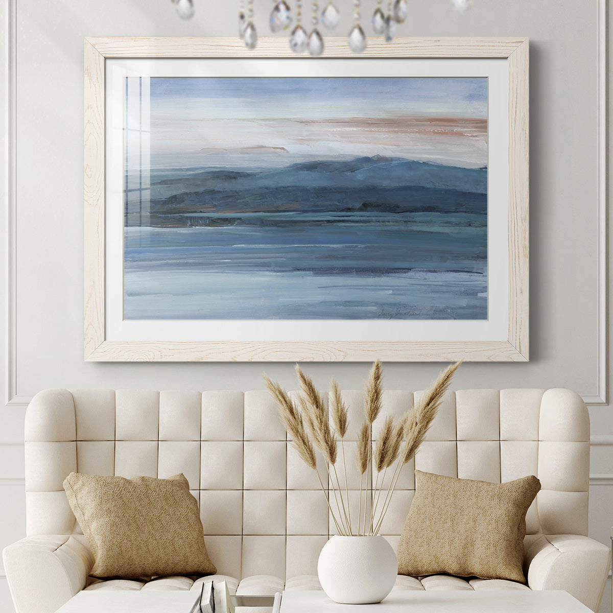 Across The Lake - Barnwood Framed Art Print