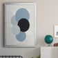 Shapely Blues II - Modern Framed Canvas Print