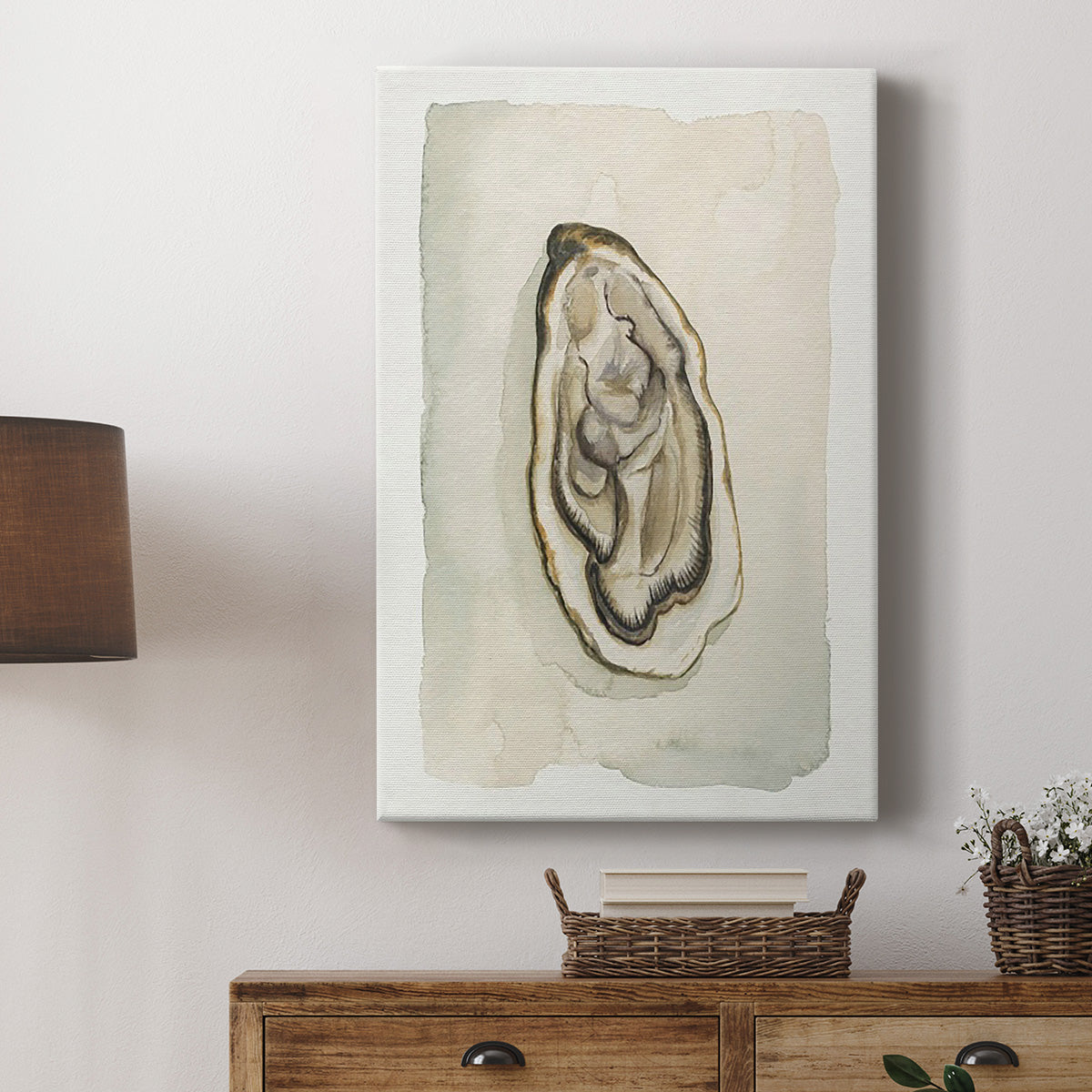 Soft Half Shell II - Canvas Art Print