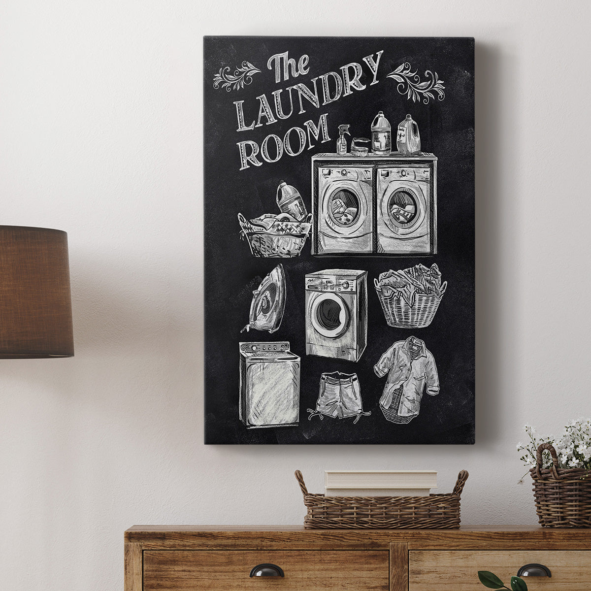 Laundry Room Premium Gallery Wrapped Canvas - Ready to Hang