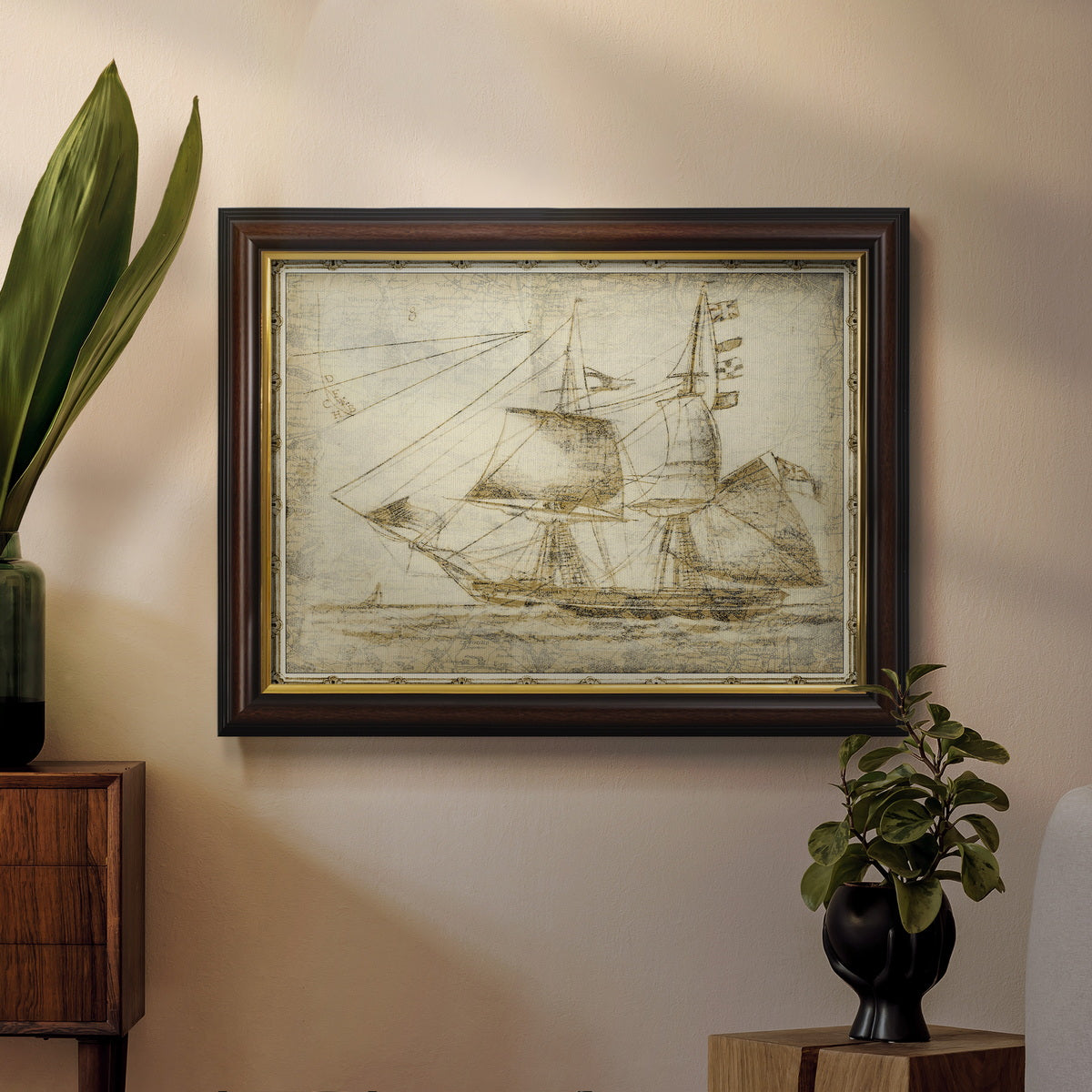 Ghost Ship II Premium Framed Canvas- Ready to Hang