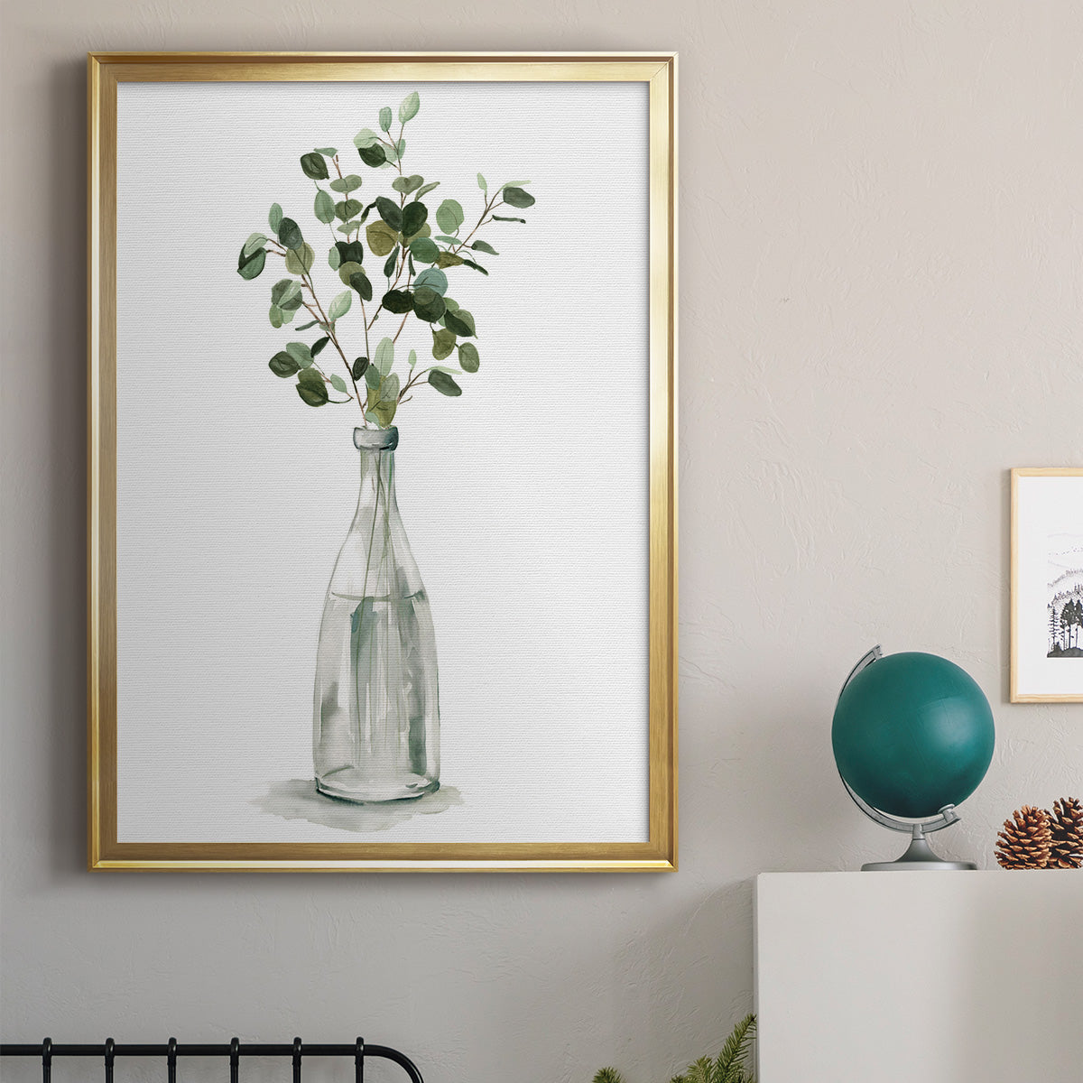 Botanical Arrangement I - Modern Framed Canvas Print