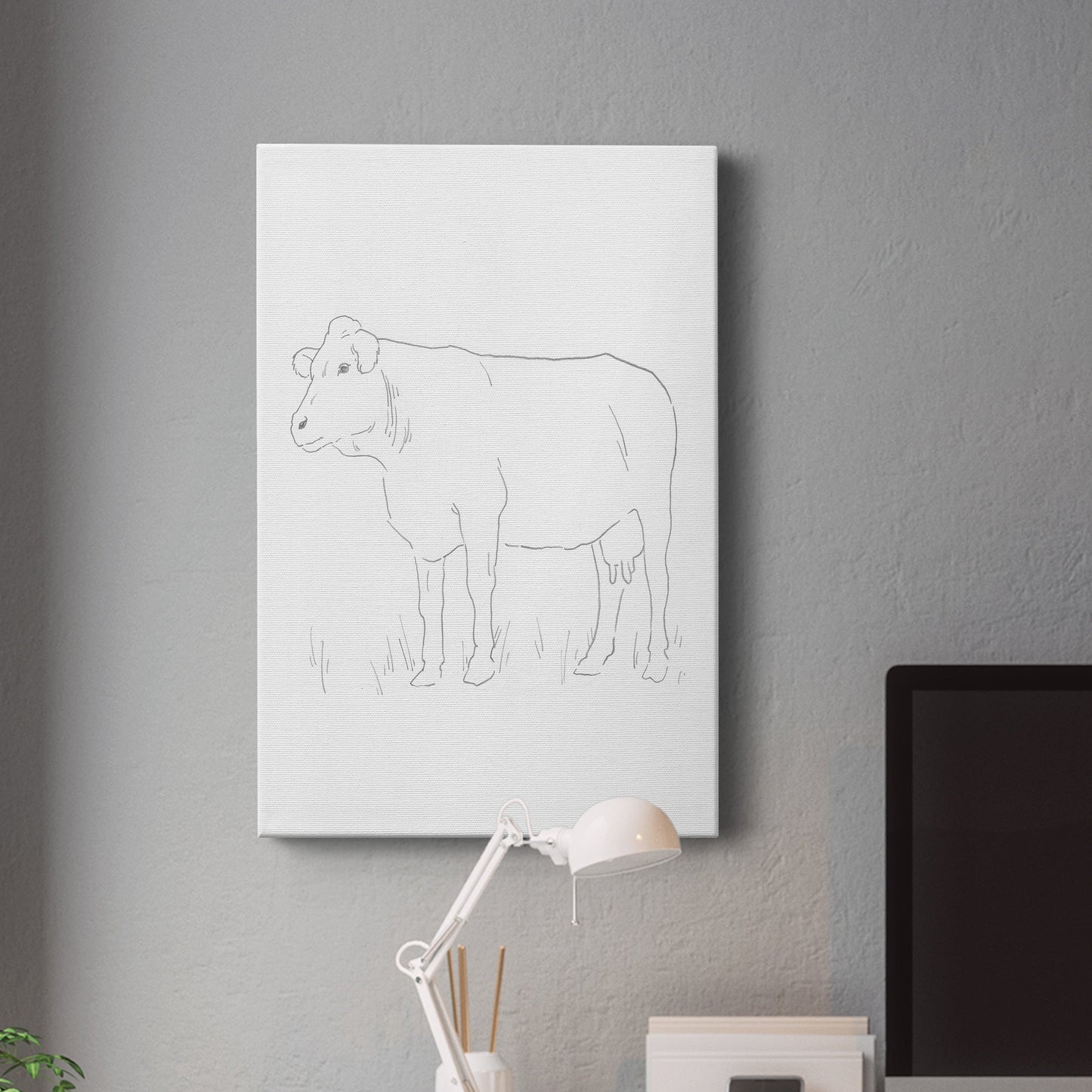 Limousin Cattle IV  Premium Gallery Wrapped Canvas - Ready to Hang