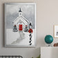 Soft Silent Night - Modern Framed Canvas Print