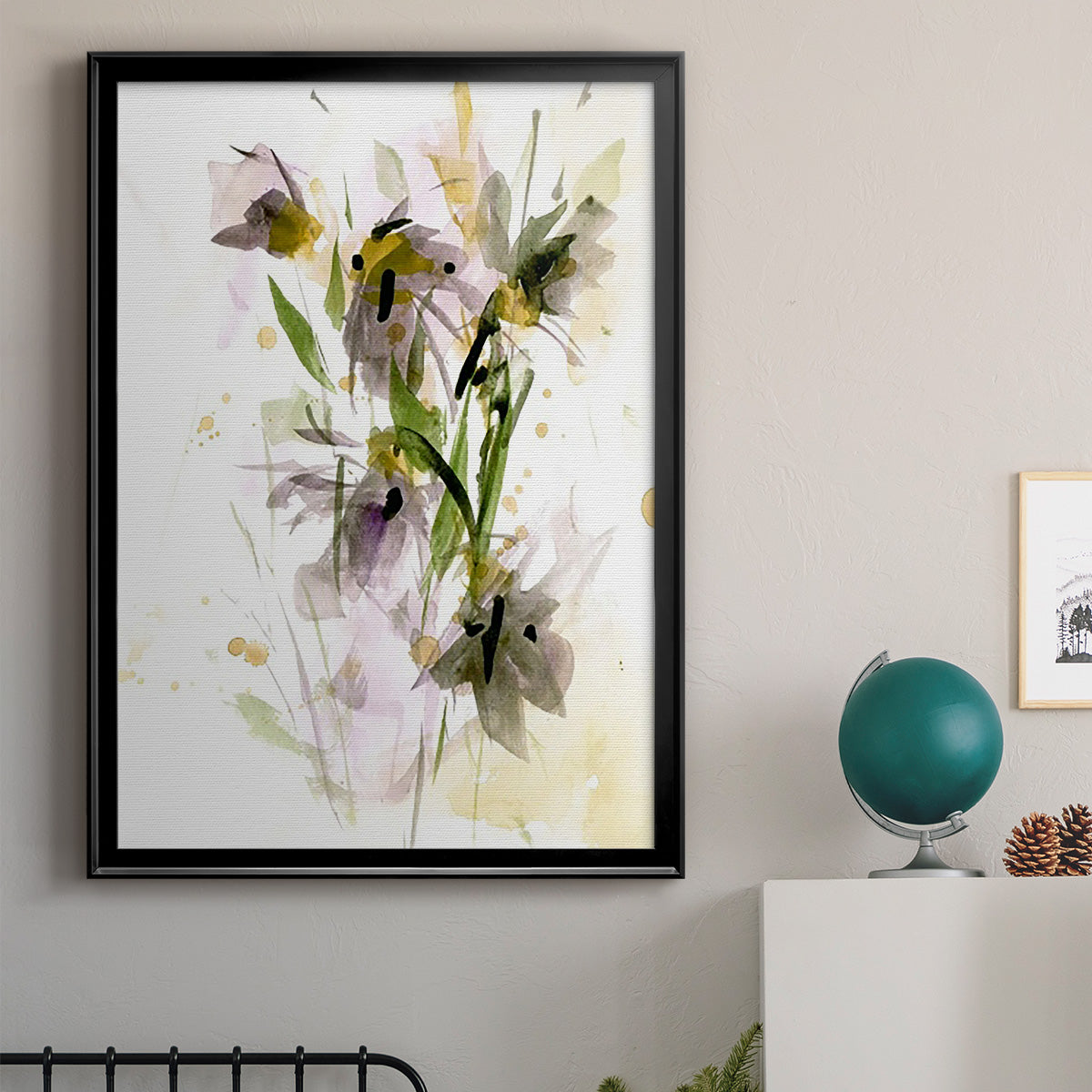 After Rain IV - Modern Framed Canvas Print