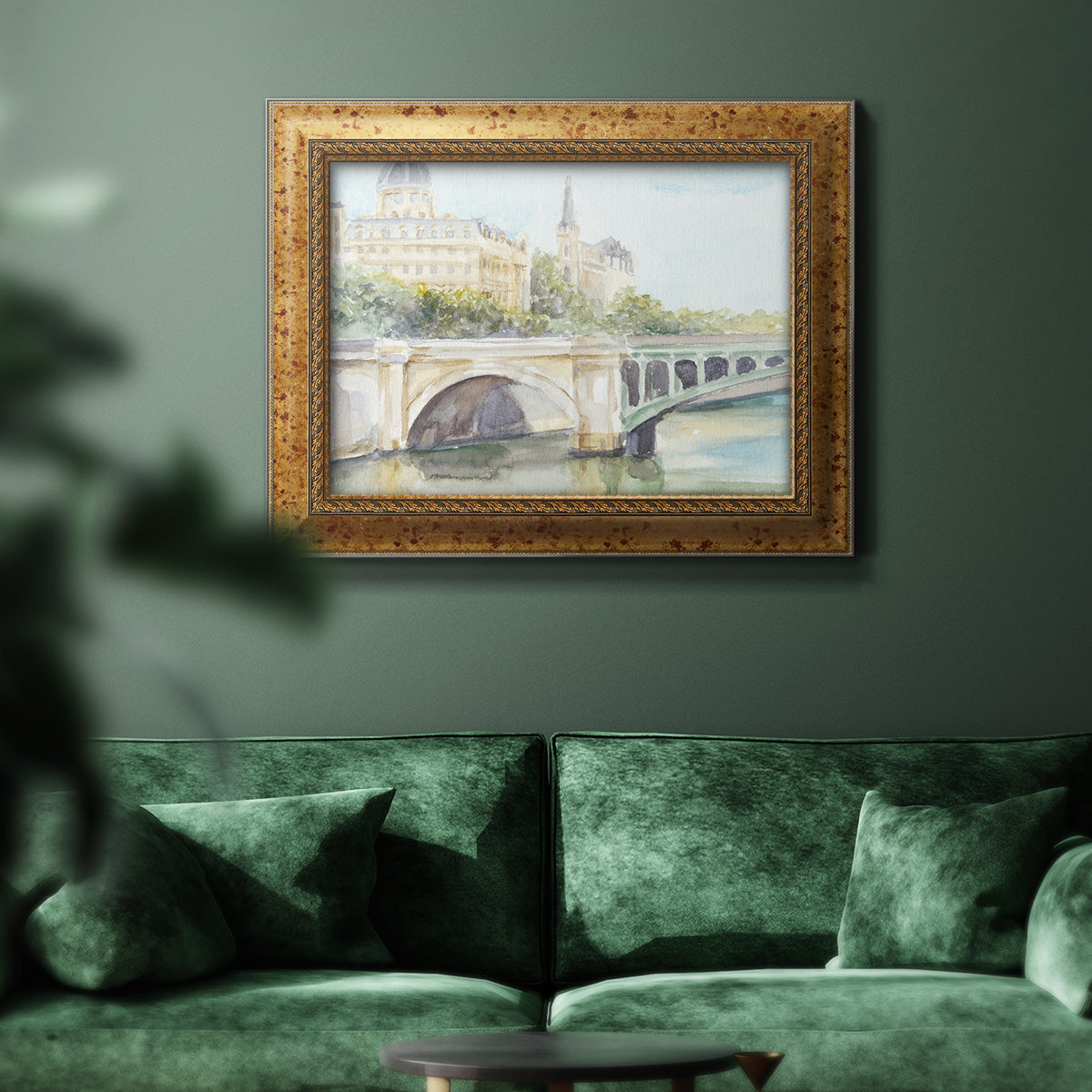 French Bridge Study IV Premium Framed Canvas- Ready to Hang