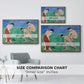 Game of Bowls, 1908 - Floater Framed Canvas Print