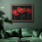 Poppy Trio I Premium Framed Canvas- Ready to Hang