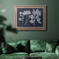 Foliage on Navy VI Premium Framed Canvas- Ready to Hang